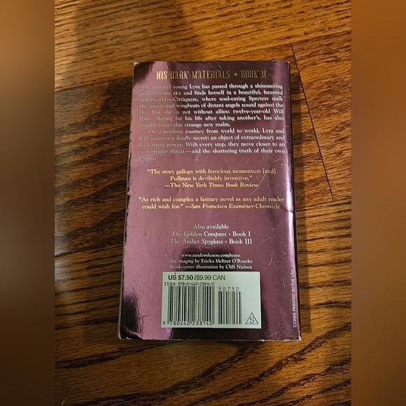 Book The Subtle Knife by Philip Pullman - Picture 2 of 2